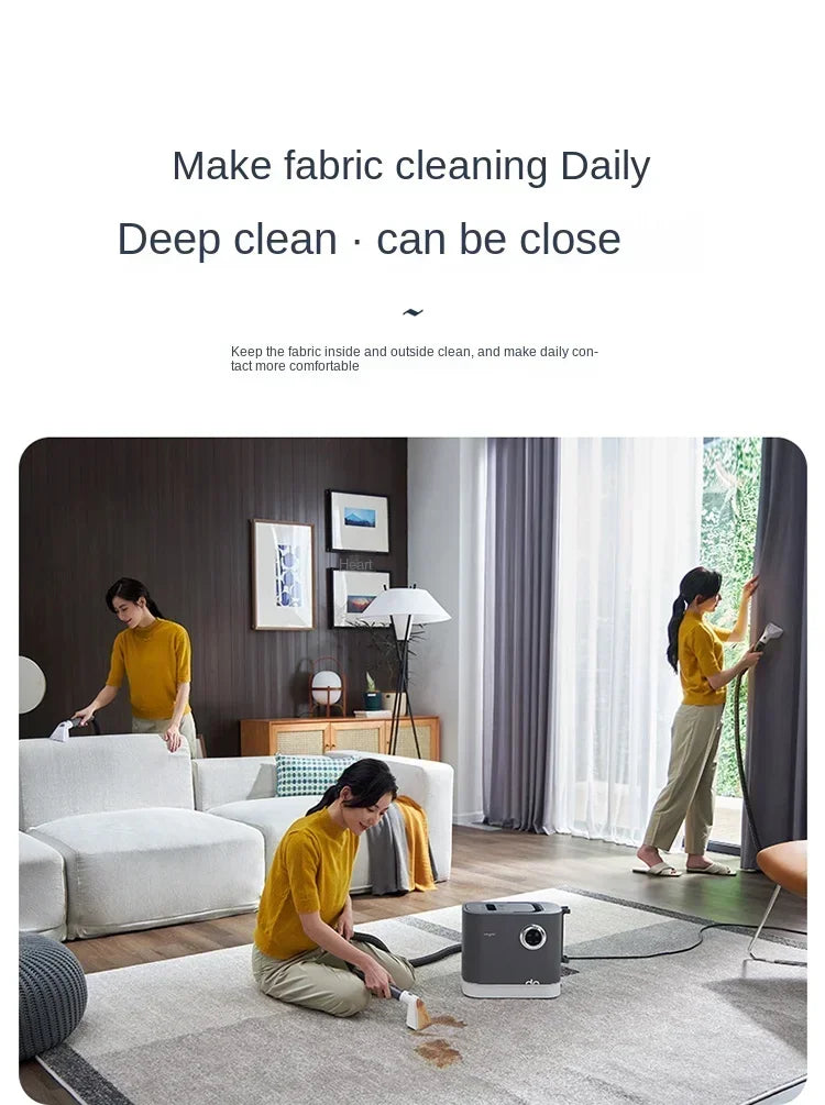 Donlim 6906 Fabric sofa Cleaning machine High temperature steam jet suction integrated carpet curtain mattress cleaning machine