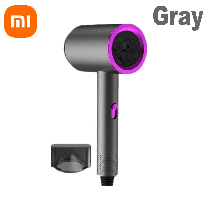 Sèche-cheveux domestique Xiaomi 24000W Sèche-cheveux à ions négatifs bleus haute puissance à séchage rapide sans blesser les racines des cheveux