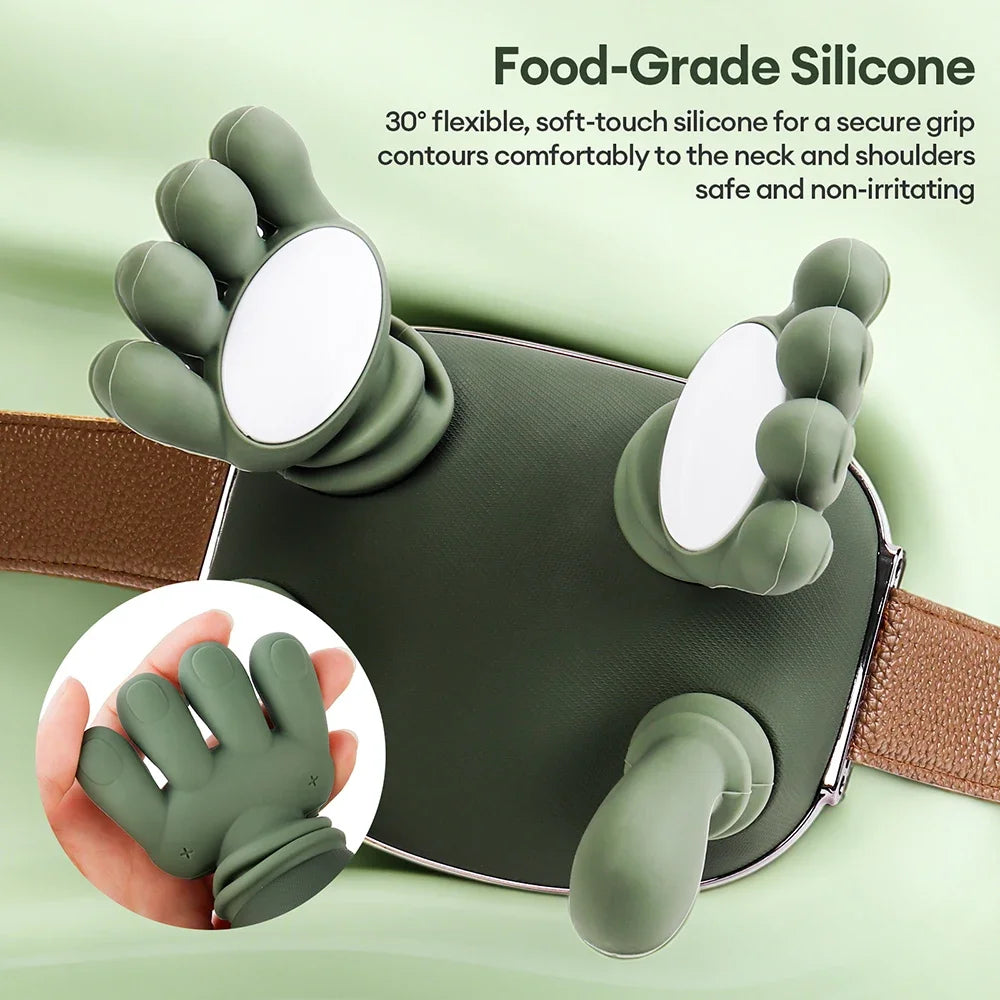 Masseur de cou, pour les épaules, coussin relaxant cervical, masseur shiatsu pour dos et cou, coussin de massage électrique, réglage à 3 vitesses avec chaleur